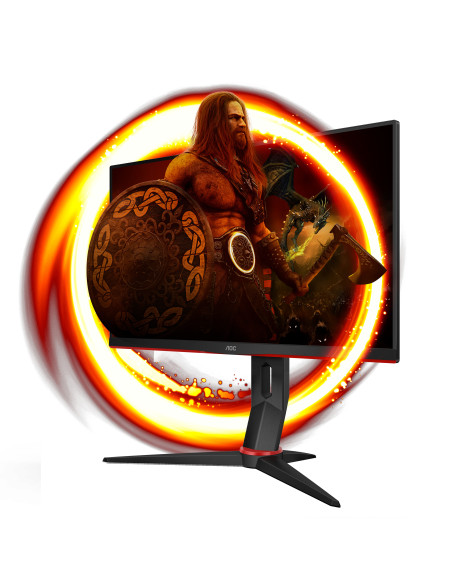 Monitor 23.8" AOC 24G2U5 BK, Gaming, FHD 1920*1080, 75 Hz, 1 ms, IPS, WLED, 16 9, 250 cd mp, 1000 1,