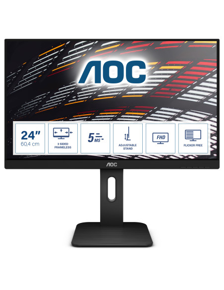 Monitor 23.8" AOC 24P1, FHD 1920*1080, 60 Hz, WLED, IPS, 16 9, 5 ms,250 cd mp, 1000 1  50M 1, 178 17