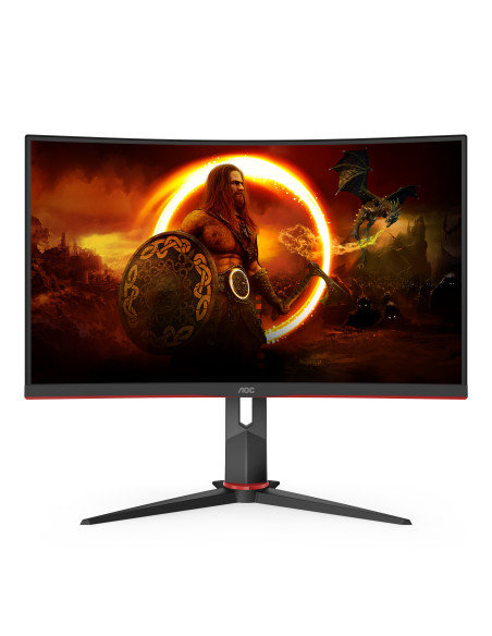 Monitor 27" AOC C27G2ZU BK, FHD 1920*1080, 240 Hz, 0.5 ms, VA, Curbat 1500R, WLED, 16 9, 300 cd mp, 3000 1, 178 178, flicker fre