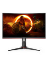 Monitor 27" AOC C27G2ZU BK, FHD 1920*1080, 240 Hz, 0.5 ms, VA, Curbat 1500R, WLED, 16 9, 300 cd mp, 3000 1, 178 178, flicker fre