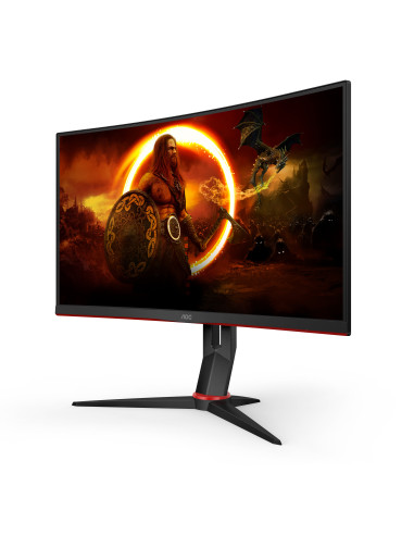 Monitor 27" AOC C27G2ZU BK, FHD 1920*1080, 240 Hz, 0.5 ms, VA, Curbat 1500R, WLED, 16 9, 300 cd mp, 3000 1, 178 178, flicker fre