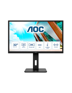 Monitor WLED AOC Q32P2CA, 31.5inch, QHD IPS, 4ms, 75 Hz, negru