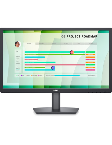 MONITOR Dell 21.5 inch, home | office, VA, Full HD (1920 x 1080), wide, 250 cd mp, 5 ms, VGA | HDMI | Display Port, "E2223HN-05"
