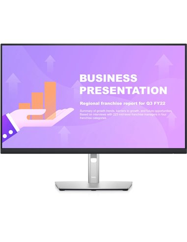 Monitor LED DELL P2722HE 27 inch FHD IPS 5 ms 60 Hz USB-C, Argintiu