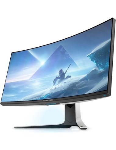 MONITOR Dell 37.5 inch, Gaming, IPS, WQHD+ (3840 x 1600), Wide | curbat, 450 cd/mp, 1 ms, HDMI | DisplayPort, "AW3821DW-05" (inc