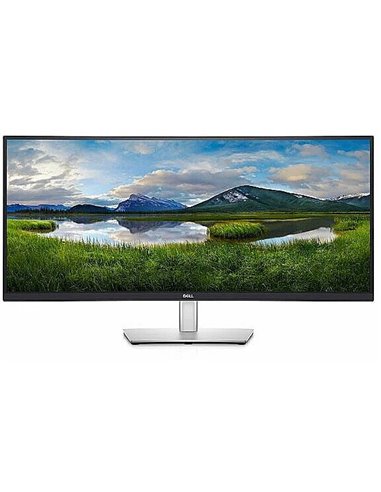 Monitor LED DELL curbat P3421WM, 34.14", 3440x1440, 21:9, IPS, 1000:1, 178/178, 5ms, 300 cd/m2, VESA, DP, HDMI, USB Type-C, Heig