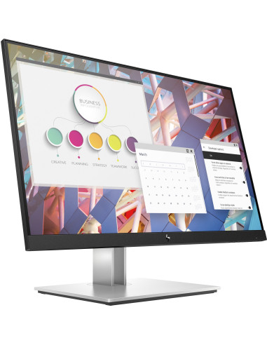 9VF99A3,Monitor LED HP E-Display E24 G4, 23.8", Full HD, IPS, Eye Ease, USB, VGA, HDMI, Negru cu argintiu
