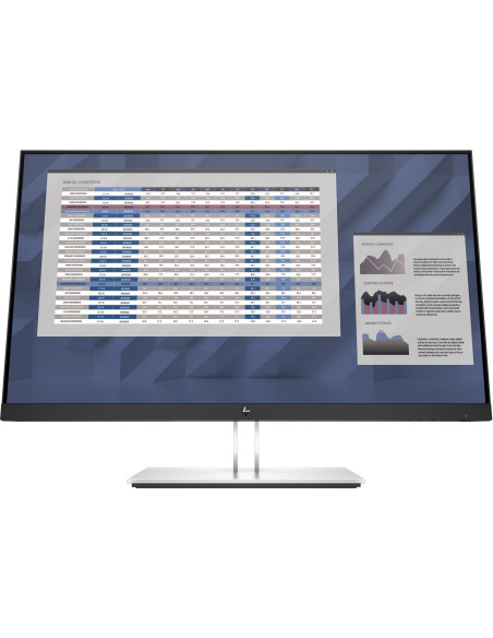9VG71A3,Monitor LED HP E27 G4, 27", Full HD, 5ms, Negru, Argintiu