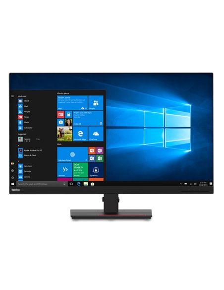 Monitor LED Lenovo ThinkVision T32h-20, 32", WQHD, 4ms, Negru