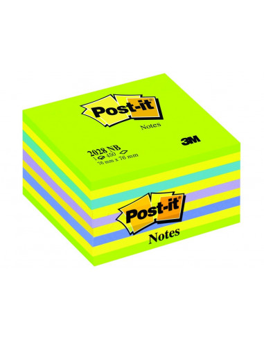 Cub Notes Adeziv Post-It 3M Neon 76 76 X 76 Mm 450 File,NOT072
