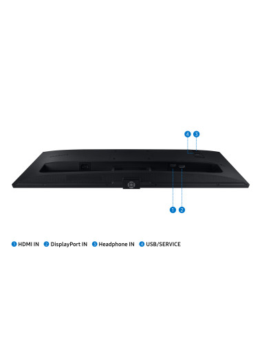 MONITOR Samsung 27 inch, home | office, IPS, 4K UHD (3840 x 2160), Wide, 300 cd mp, 5 ms, HDMI | DisplayPort, "LS27A700NWUXEN" (