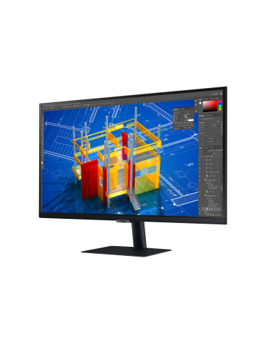 MONITOR Samsung 27 inch, home | office, IPS, 4K UHD (3840 x 2160), Wide, 300 cd mp, 5 ms, HDMI | DisplayPort, "LS27A700NWUXEN" (