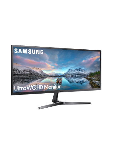 MONITOR Samsung 34 inch, home | office, VA, UWQHD (3440 x 1440), Wide, 300 cd mp, 4 ms, HDMI | DisplayPort, "LS34J550WQRXEN" (in