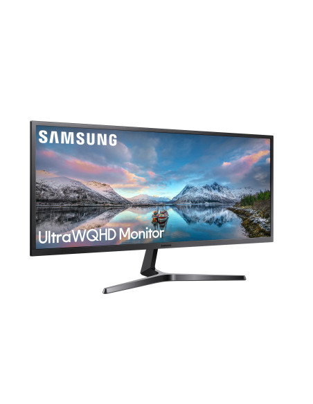 MONITOR Samsung 34 inch, home | office, VA, UWQHD (3440 x 1440), Wide, 300 cd mp, 4 ms, HDMI | DisplayPort, "LS34J550WQRXEN" (in