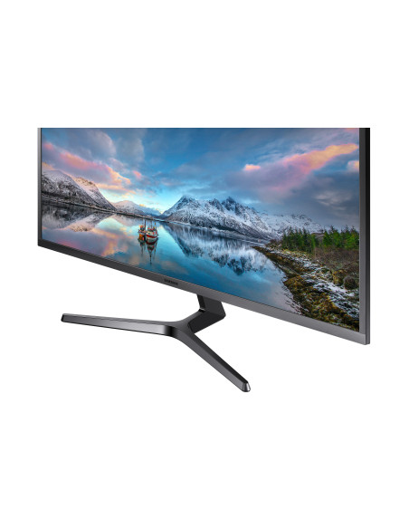 MONITOR Samsung 34 inch, home | office, VA, UWQHD (3440 x 1440), Wide, 300 cd mp, 4 ms, HDMI | DisplayPort, "LS34J550WQRXEN" (in
