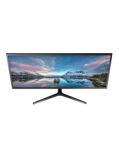 MONITOR Samsung 34 inch, home | office, VA, UWQHD (3440 x 1440), Wide, 300 cd mp, 4 ms, HDMI | DisplayPort, "LS34J550WQRXEN" (in