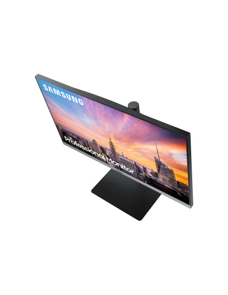 Monitor LED IPS Samsung 23.8", Full HD, HDMI, FreeSync, Negru cu gri