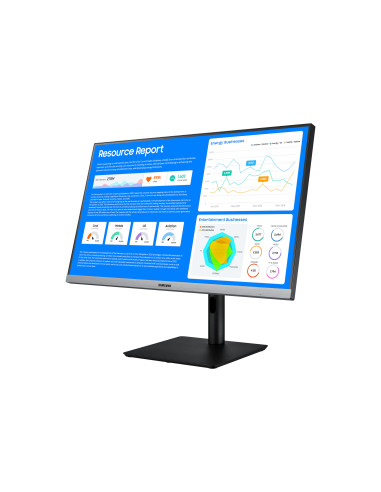 Monitor LED IPS Samsung 23.8", Full HD, HDMI, FreeSync, Negru cu gri