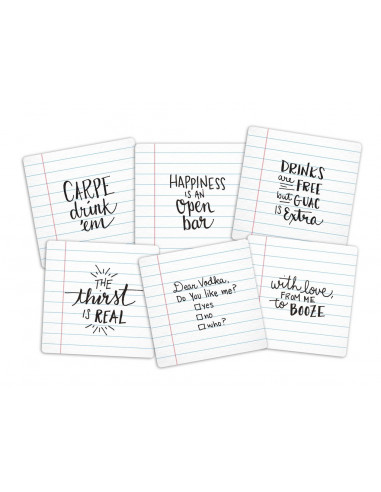 Cub Notes Cu Mesaje Fred Noted Coasters,FRE123