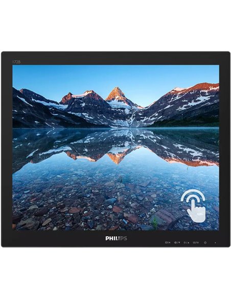 Monitor LED TN Philips 17", SXGA, Touchscreen, Display Port, Negru