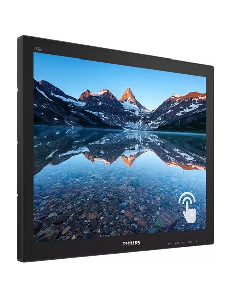 Monitor LED TN Philips 17", SXGA, Touchscreen, Display Port, Negru