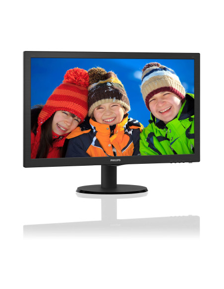 Monitor 21.5" PHILIPS 223V5LHSB2, FHD 1920*1080, TN, 16 9, WLED, 5 ms ,200 cd m2, 10M 1  600 1, 90 65, HDMI, D-SUB, VESA, Kensin