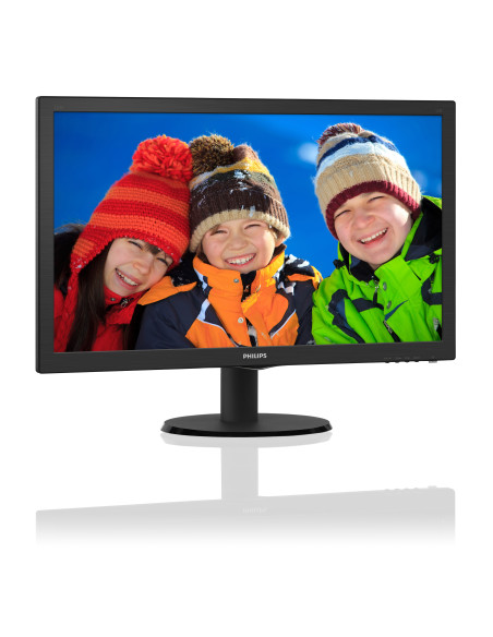 Monitor 21.5" PHILIPS 223V5LHSB2, FHD 1920*1080, TN, 16 9, WLED, 5 ms ,200 cd m2, 10M 1  600 1, 90 65, HDMI, D-SUB, VESA, Kensin