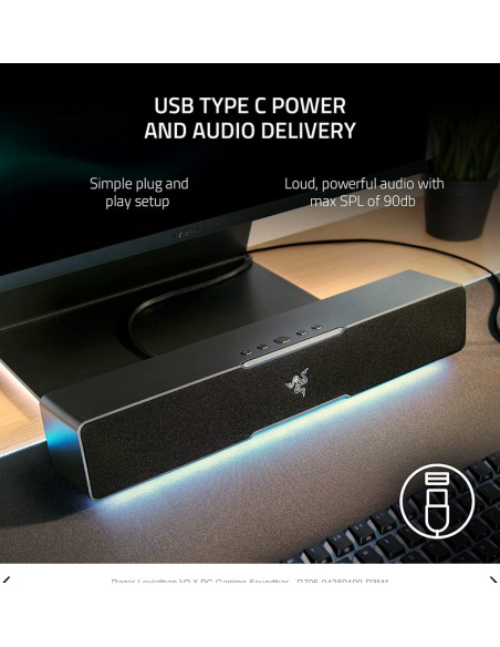 Razer Leviathan V2 X TECHNICAL SPECIFICATIONS FREQUENCY
