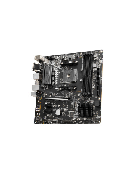 Placa de baza MSI PRO B550M-P GEN3 AM4 DDR4  SPECIFICATIONS Model Name PRO B550M-P GEN3 CPU Support Support AMD Ryzen™ 5000 Seri