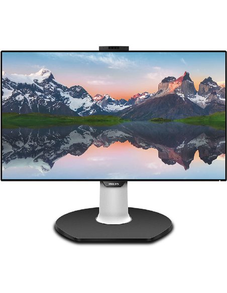 Monitor LED IPS Philips 31.5", 4K UHD, USB-C, Docking station, Webcam, 10 Bits, Display Port, Negru