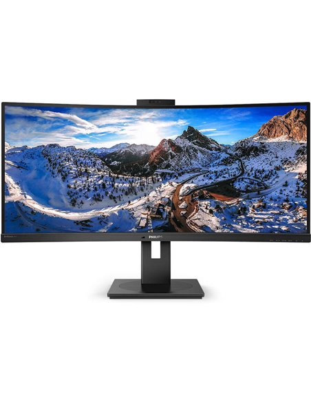 Monitor 34 PHILIPS 346P1CRH VA WLED UWQHD 3440x1440 Anti-Glare 2H Haze 25% curbat 1500R 21:9 100 Hz 4 ms 500 cd/m
