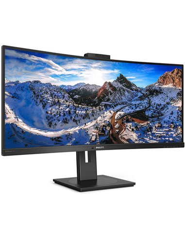 Monitor 34 PHILIPS 346P1CRH VA WLED UWQHD 3440x1440 Anti-Glare 2H Haze 25% curbat 1500R 21:9 100 Hz 4 ms 500 cd/m