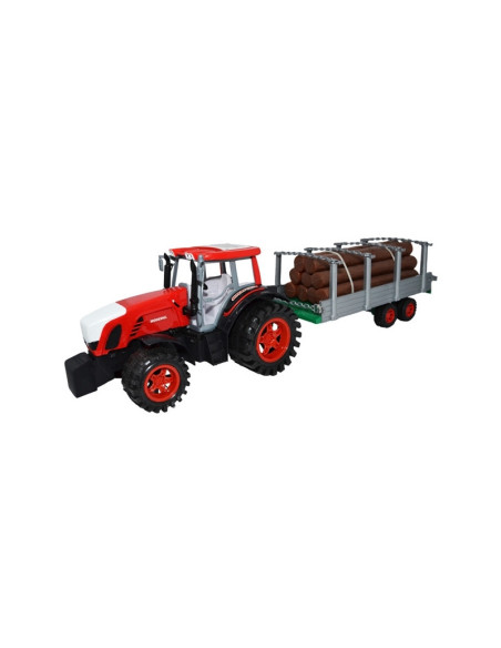 Tractor cu remorca si lemne, 77 cm,ROB-0488-173
