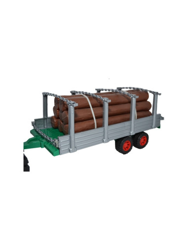 Tractor cu remorca si lemne, 77 cm,ROB-0488-173
