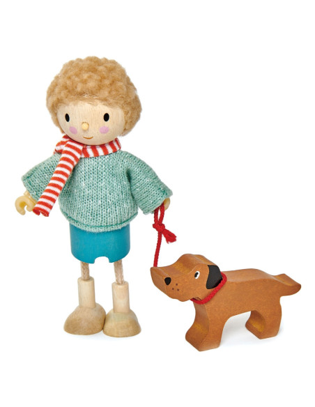 Figurine din lemn - D-ul Goodwood si cainele,ROB-TL8143