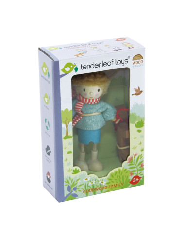 Figurine din lemn - D-ul Goodwood si cainele,ROB-TL8143