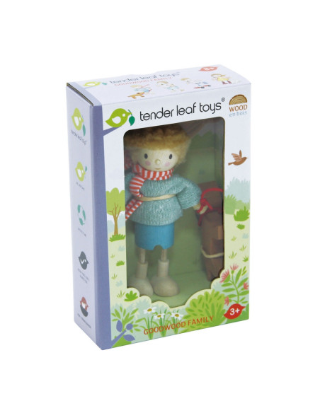 Figurine din lemn - D-ul Goodwood si cainele,ROB-TL8143
