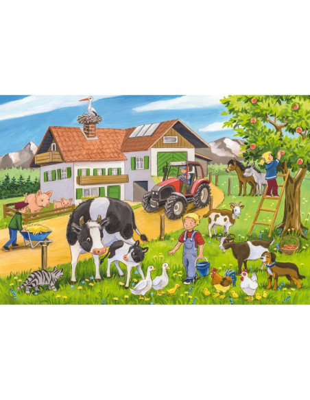 Puzzle Schmidt, La ferma, 3x24 piese,ROB-LIN2168