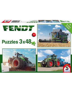 Puzzle Schmidt, Fendt, 3x48 piese,ROB-LIN2212