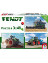 Puzzle Schmidt, Fendt, 3x48 piese,ROB-LIN2212