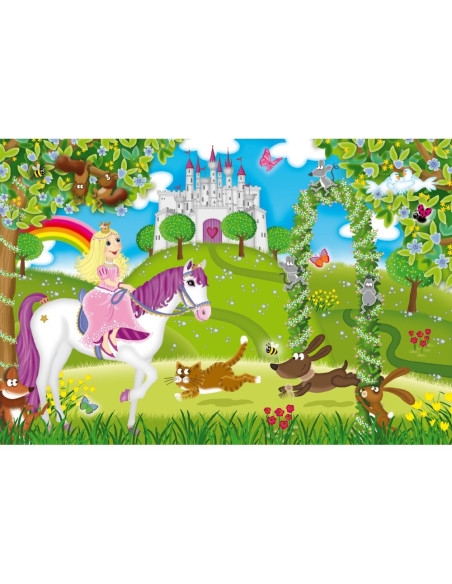 Puzzle Schmidt, Printese in curtea regala, 3x48