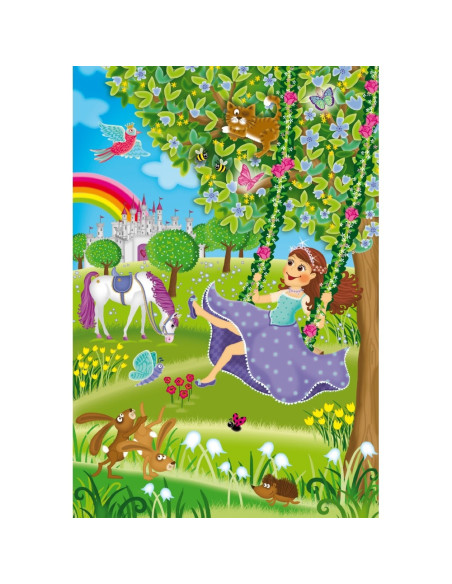 Puzzle Schmidt, Printese in curtea regala, 3x48