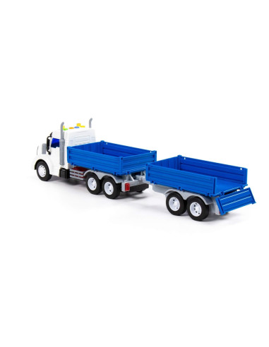 Camion + remorca, cu lumina si sunet, 53.5x11.5x18.5 cm