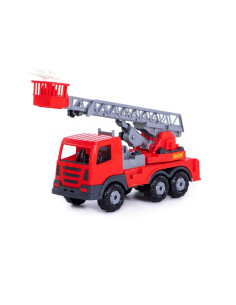 Camion pompieri + elevator - Supertruck, 45x16.5x26 cm