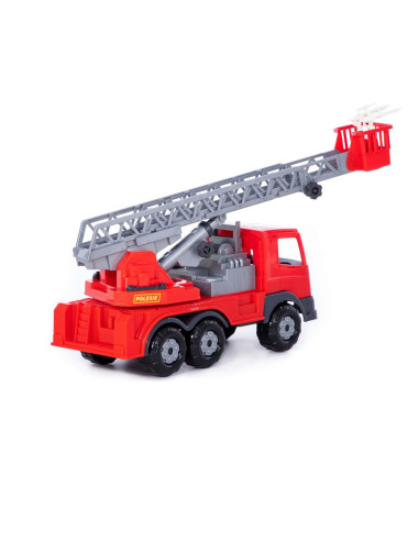 Camion pompieri + elevator - Supertruck, 45x16.5x26 cm