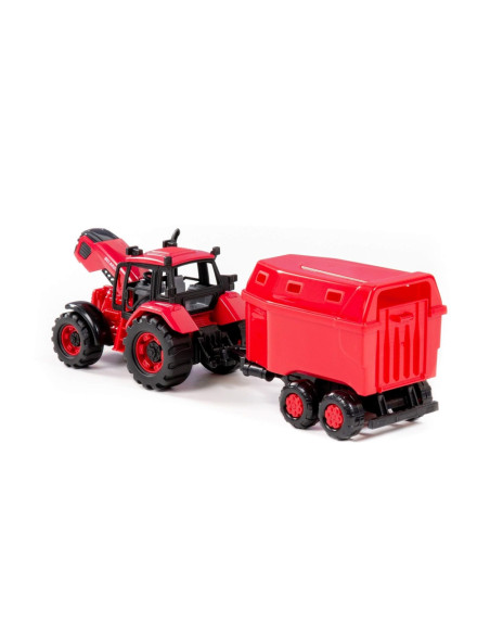 Tractor cu remorca animale, 40x11.5x17 cm, Polesie,ROB-91499