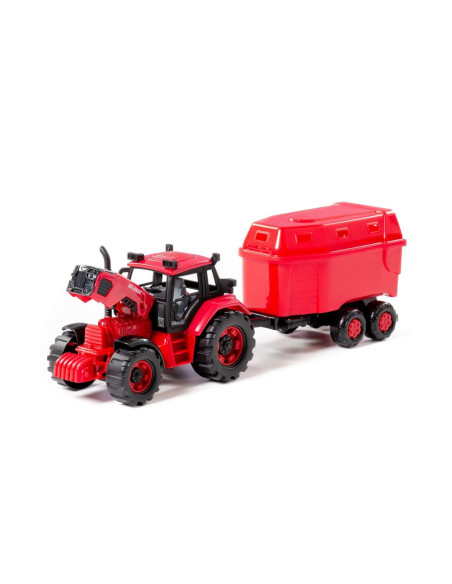 Tractor cu remorca animale, 40x11.5x17 cm, Polesie,ROB-91499