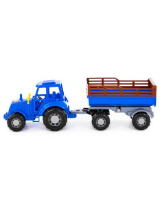 Tractor cu remorca, 43.8x13.4x13.5 cm, Polesie,ROB-84781 2
