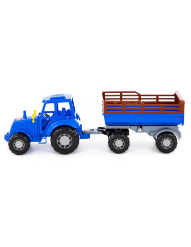 Tractor cu remorca, 43.8x13.4x13.5 cm, Polesie,ROB-84781
