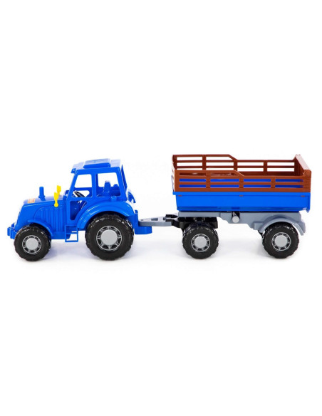 Tractor cu remorca, 43.8x13.4x13.5 cm, Polesie,ROB-84781